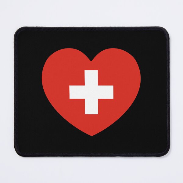 Item preview, Switzerland Flag Heart designed and sold by shitpostee.