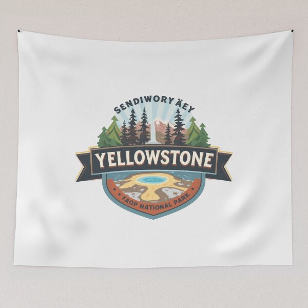 Item preview, Sendiwory Aey Yellowstone Faop National Park Travel Souvenir Hiker Explorer designed and sold by Simsimah26Parks.