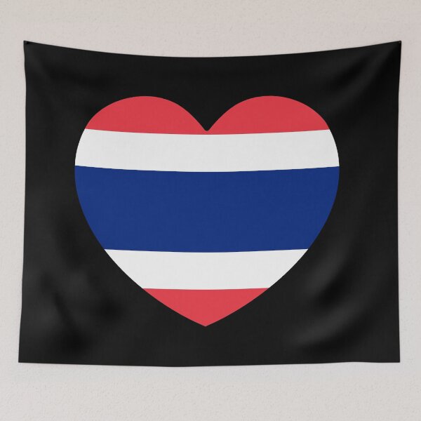 Item preview, Thailand Flag Heart designed and sold by shitpostee.