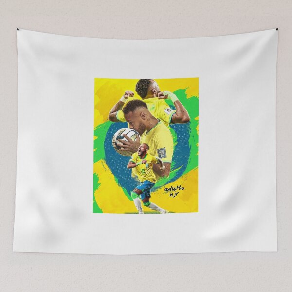 Item preview, Adulto NJR Neymar Jr Brazil Football designed and sold by Moonpaw-Whimsy.