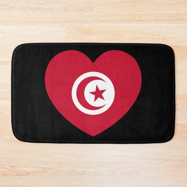 Item preview, Tunisia Flag Heart designed and sold by shitpostee.