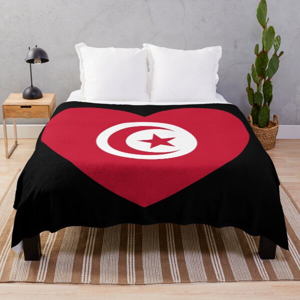 Item preview, Tunisia Flag Heart designed and sold by shitpostee.