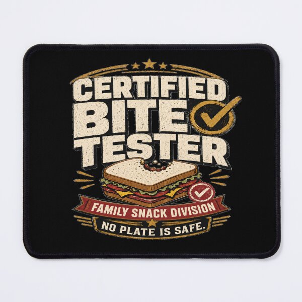 Item preview, Certified Bite Tester Funny Dad Snack designed and sold by POD DYNASTY.