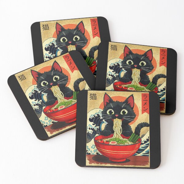 Item preview, Neko Ramen Cat Japanese Food Lover designed and sold by AmaXONIC.