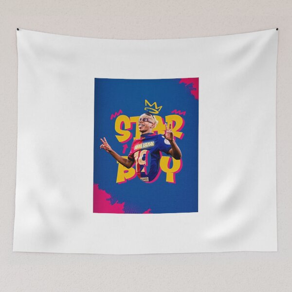 Item preview, Lamine Yamal Star Boy Barcelona Poster designed and sold by Moonpaw-Whimsy.