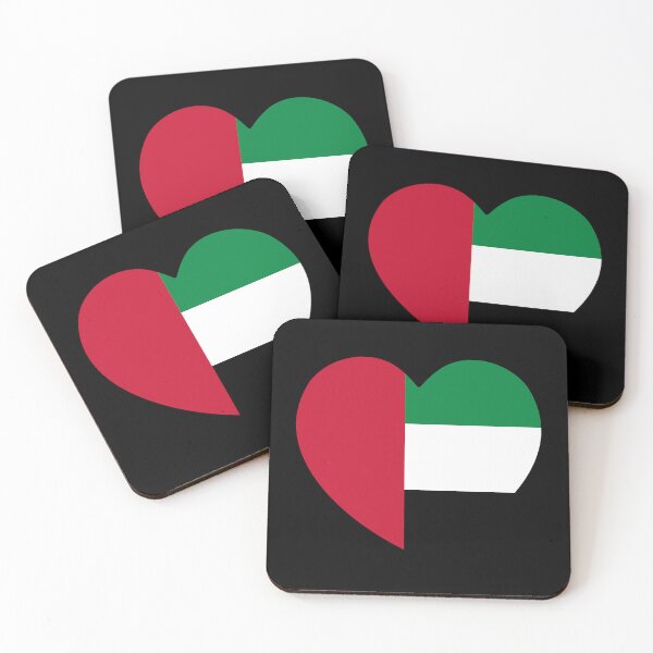 Item preview, United Arab Emirates Flag Heart designed and sold by shitpostee.