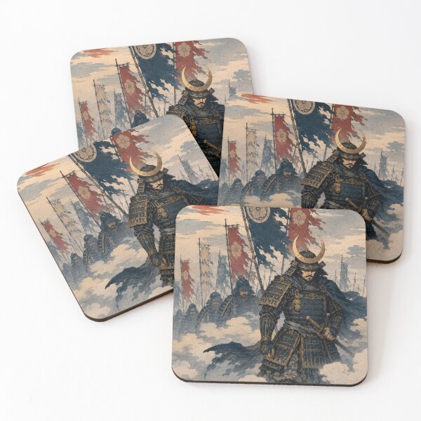 Item preview, Iron Vanguard - Vintage Japanese Samurai Ukiyo-e Woodblock designed and sold by bapupa.