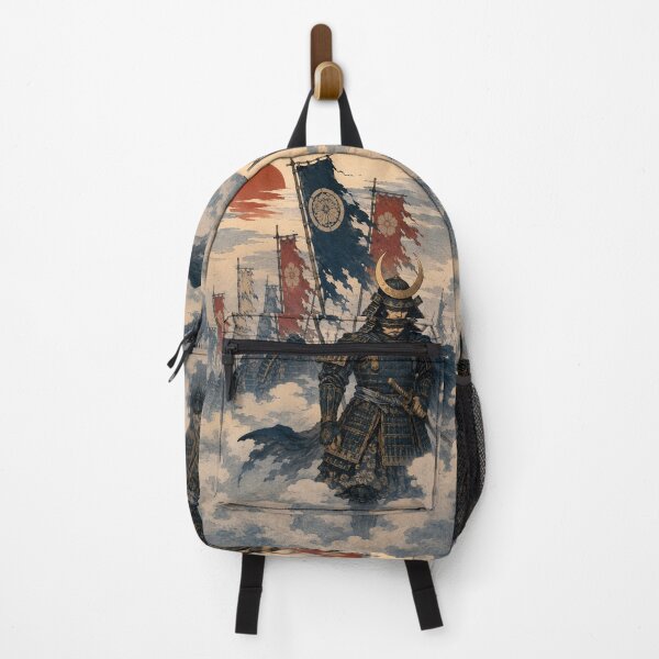 Item preview, Iron Vanguard - Vintage Japanese Samurai Ukiyo-e Woodblock designed and sold by bapupa.