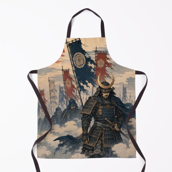 Item preview, Iron Vanguard - Vintage Japanese Samurai Ukiyo-e Woodblock designed and sold by bapupa.