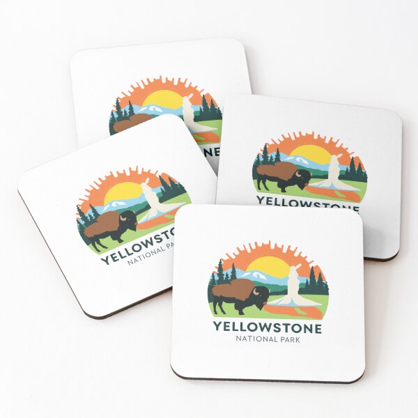 Item preview, Yellowstone National Park Bison Geyser Traveler Outdoors designed and sold by Simsimah26Parks.
