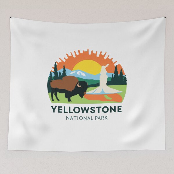 Item preview, Yellowstone National Park Bison Geyser Traveler Outdoors designed and sold by Simsimah26Parks.