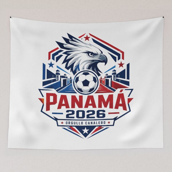 Item preview, Panama 2026 Football Eagle Crest designed and sold by RedCircleArt.