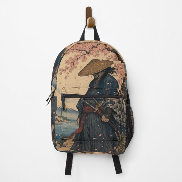 Item preview, Silent Ronin - Vintage Japanese Samurai Ukiyo-e Woodblock designed and sold by bapupa.