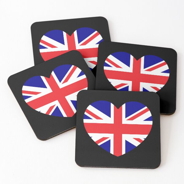 Item preview, United Kingdom Flag Heart designed and sold by shitpostee.