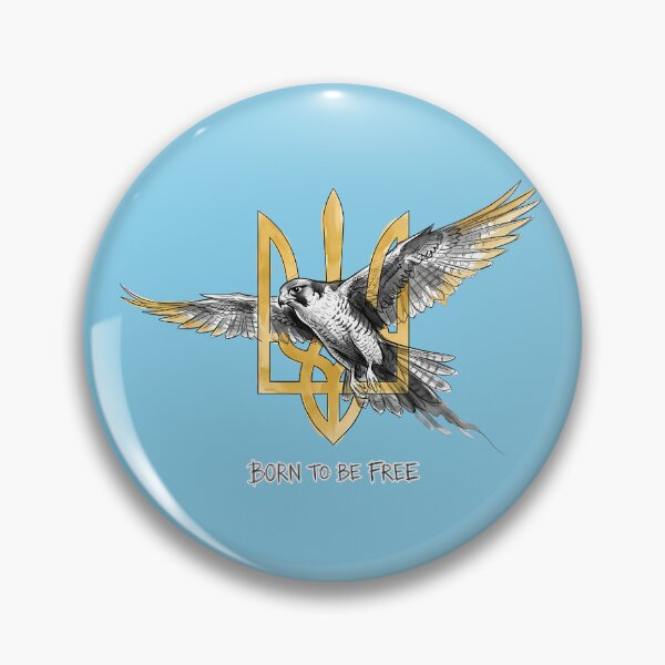Item preview, Ukrainian Falcon of Freedom & Golden Tryzub Art designed and sold by SoulPT.
