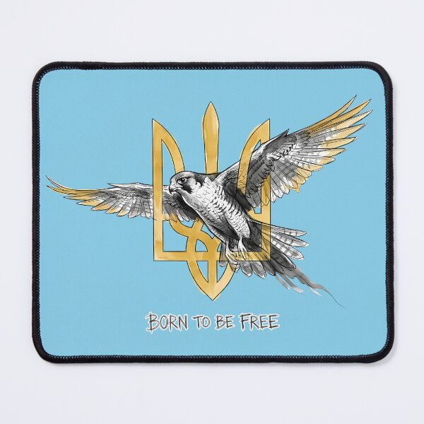 Item preview, Ukrainian Falcon of Freedom & Golden Tryzub Art designed and sold by SoulPT.