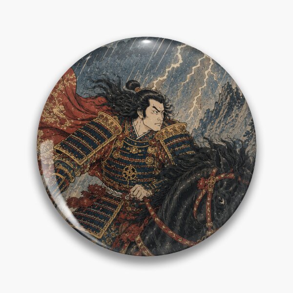 Item preview, Thunder General - Vintage Japanese Samurai Ukiyo-e Woodblock designed and sold by bapupa.