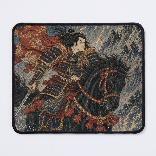 Item preview, Thunder General - Vintage Japanese Samurai Ukiyo-e Woodblock designed and sold by bapupa.