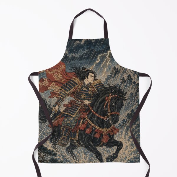 Item preview, Thunder General - Vintage Japanese Samurai Ukiyo-e Woodblock designed and sold by bapupa.