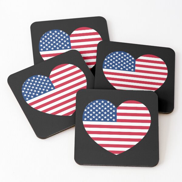 Item preview, United States Flag Heart designed and sold by shitpostee.