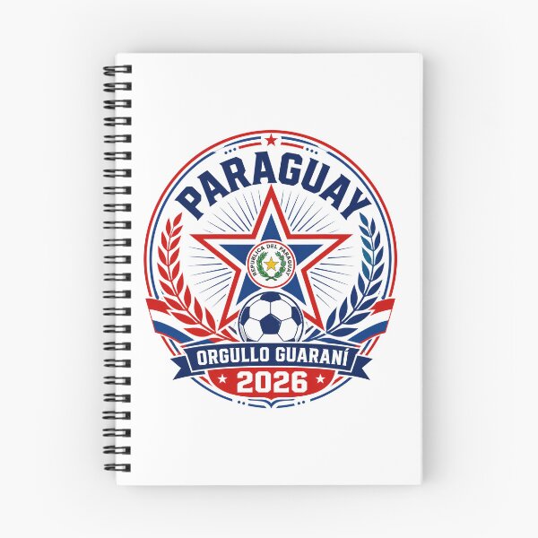 Item preview, Paraguay 2026 Guarani Football Crest designed and sold by RedCircleArt.