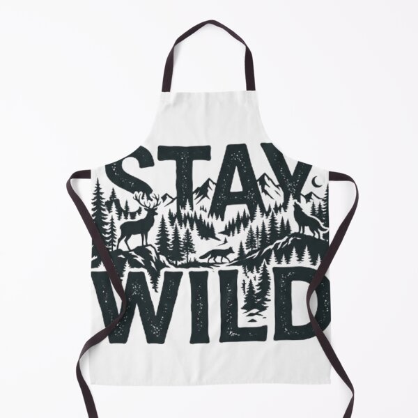 Item preview, Stay Wild Forest Wildlife Nature Lover Graphic T-Shirt Hoodie Sticker designed and sold by TheCosyCarriage.