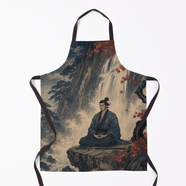 Item preview, Zen Blademaster - Vintage Japanese Samurai Ukiyo-e Woodblock designed and sold by bapupa.