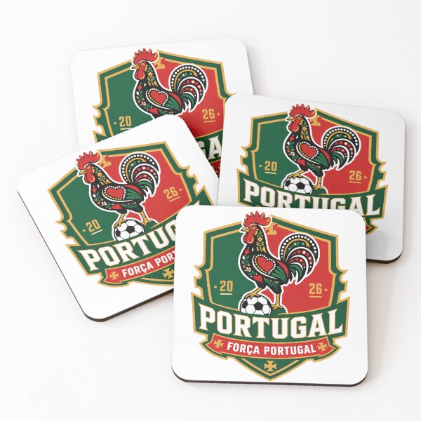 Item preview, Portugal 2026 Rooster Football Crest designed and sold by RedCircleArt.