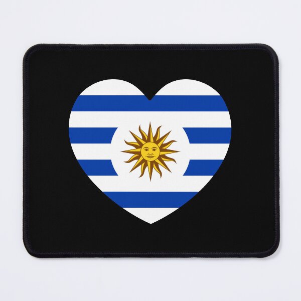 Item preview, Uruguay Flag Heart designed and sold by shitpostee.