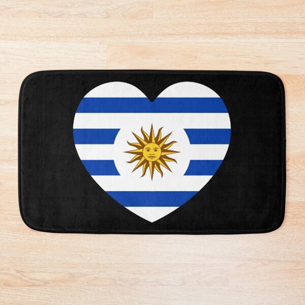 Item preview, Uruguay Flag Heart designed and sold by shitpostee.