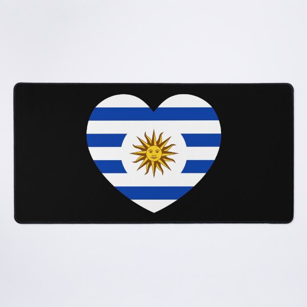 Item preview, Uruguay Flag Heart designed and sold by shitpostee.