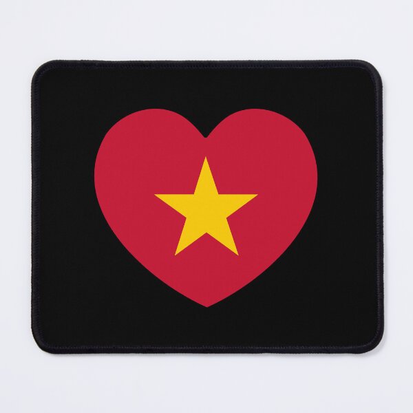 Item preview, Vietnam Flag Heart designed and sold by shitpostee.