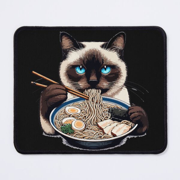 Item preview, Siamese Cat Ramen Noodles Japanese Food Cat Lover designed and sold by AmaXONIC.