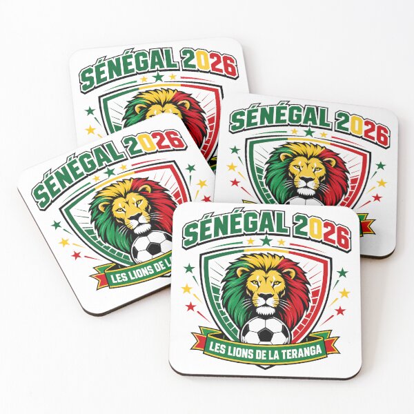 Item preview, Senegal 2026 Teranga Lions Football Crest designed and sold by RedCircleArt.