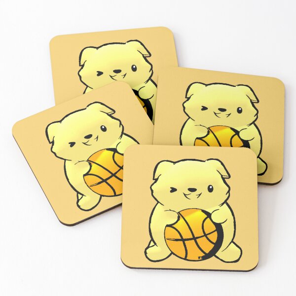 Item preview, Kawaii Dog Basketball Chibi Dog Cute designed and sold by AstronautMerch.