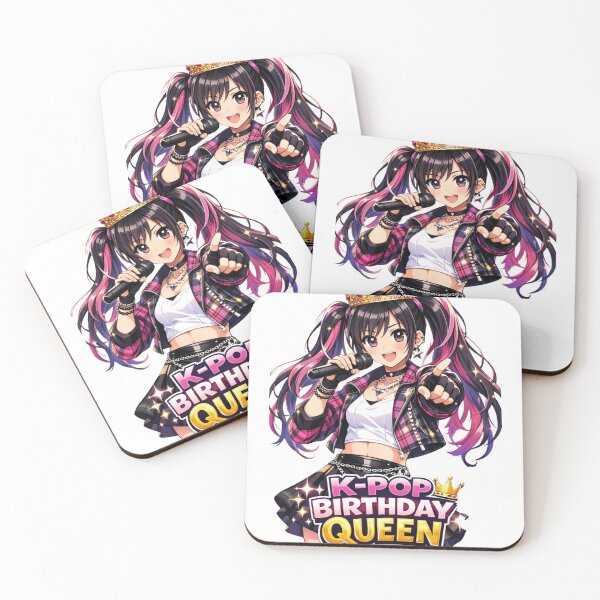 Item preview,  K-Pop Birthday Queen Anime Style Kpop Fan Gift Party Shirt For Teen Girls designed and sold by Print Loft.