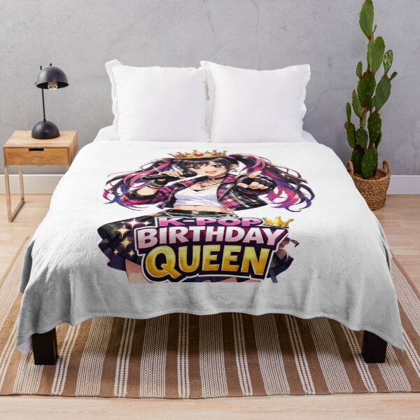 Item preview,  K-Pop Birthday Queen Anime Style Kpop Fan Gift Party Shirt For Teen Girls designed and sold by Print Loft.
