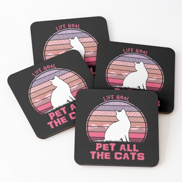 Item preview, Cat Lover Life Goal Pet All Cats Retro Silhouette designed and sold by marke770.