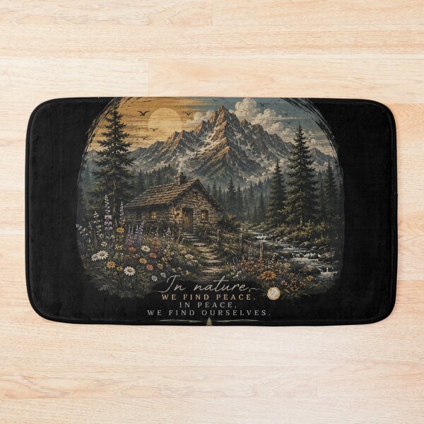 Item preview, Rustic Mountain Cottage Wilderness Design designed and sold by JTitli.