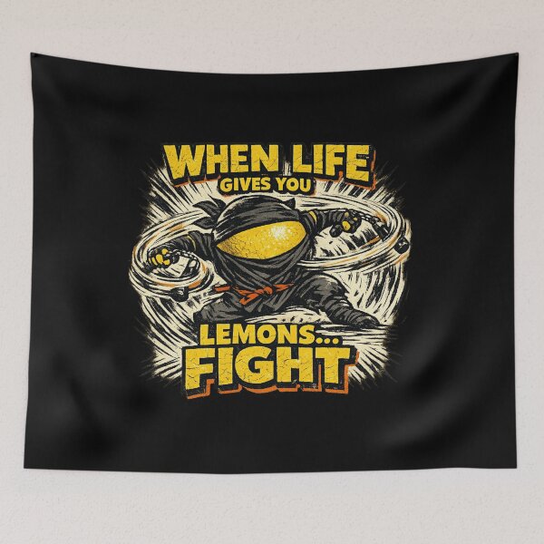 Item preview, Lemon Shinobi – WHEN LIFE GIVES YOU LEMONS FIGHT designed and sold by Moedex.