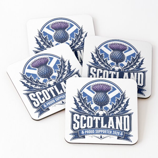 Item preview, Scotland 2026 Thistle Football Crest designed and sold by RedCircleArt.
