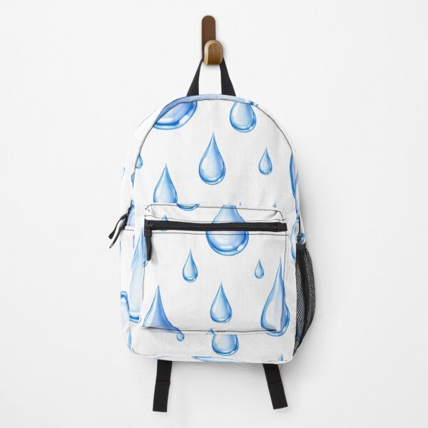 Item preview, Rain Drop Pattern – Blue Water Droplets Seamless Design designed and sold by Seculinator.