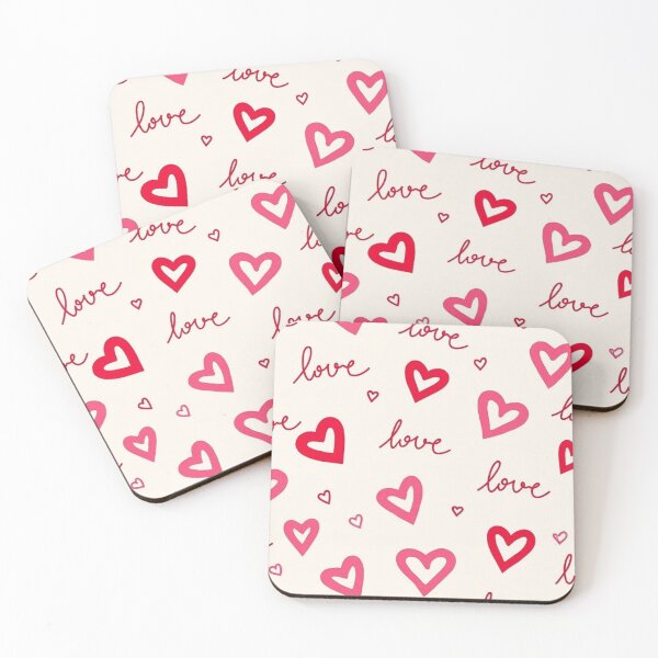 Item preview, Love Hearts Pattern | Romantic Valentine Aesthetic designed and sold by DesignsByTaara.