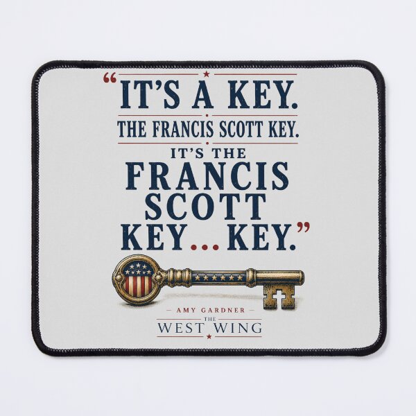 Item preview, Francis Scott Key…Key (Lighter Background) designed and sold by PhoenixorFlame7.
