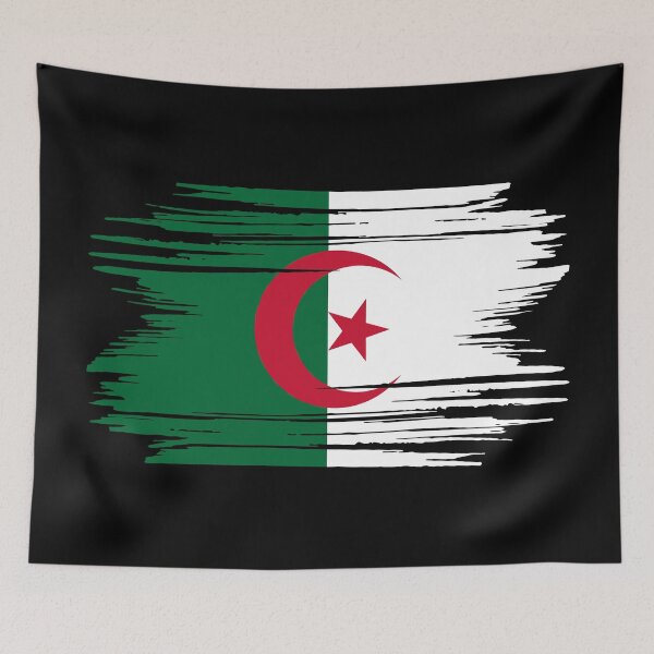 Item preview, Distressed Algeria Flag designed and sold by shitpostee.