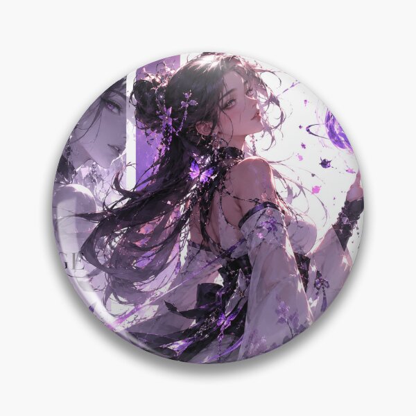 Item preview, Valorant Sage Anime Purple Aesthetic Art Print | Mystic Butterfly Mage Gamer Poster designed and sold by NBT-NOVA.