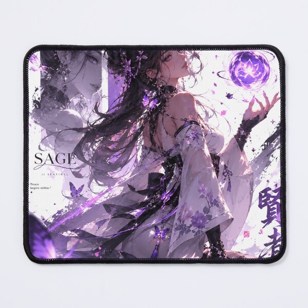 Item preview, Valorant Sage Anime Purple Aesthetic Art Print | Mystic Butterfly Mage Gamer Poster designed and sold by NBT-NOVA.
