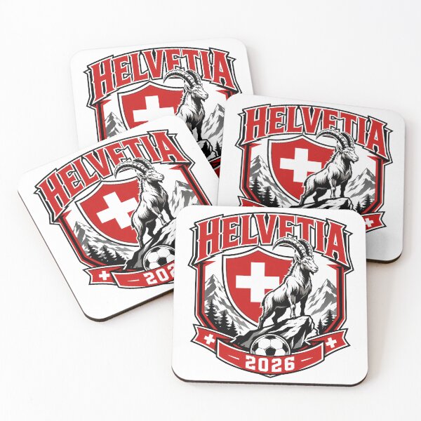 Item preview, Switzerland 2026 Alpine Football Crest designed and sold by RedCircleArt.
