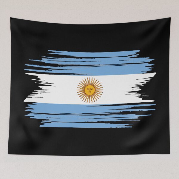 Item preview, Distressed Argentina Flag designed and sold by shitpostee.