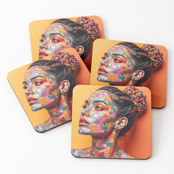 Item preview, Retro Muse: Vibrant Teen Bedroom Aesthetic Canvas Wall Art designed and sold by CodellCreations.